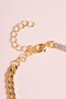 Heliophilia Silver Pulsera de Oro con Recubrimiento de Laca